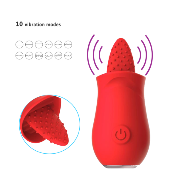 Vibrator tab for clitoris stimulation-1