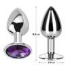 Afterdark - метален бат плаг Purple Amethyst - Image 3