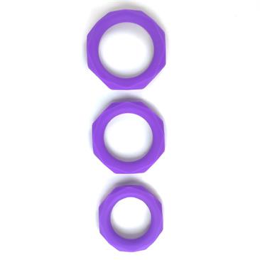 A set of penis rings