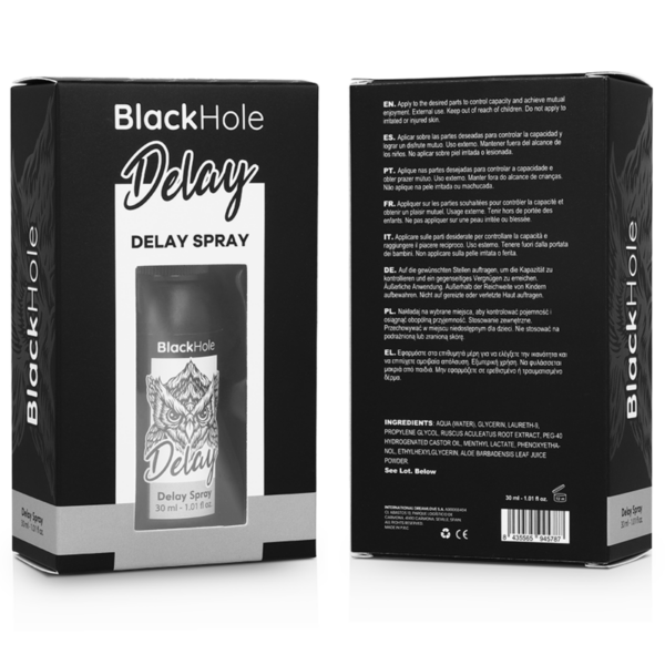 Black Hole - Delay Спреј Study Forte 30 ml - Image 5