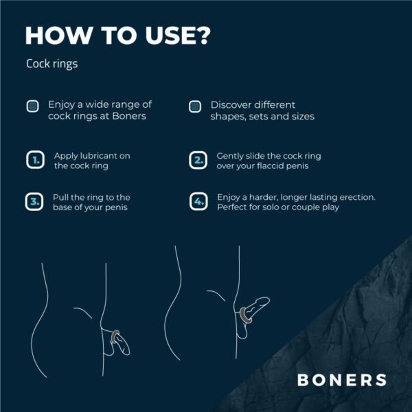 Boners - Прстен за пенис во форма на гума - Image 3