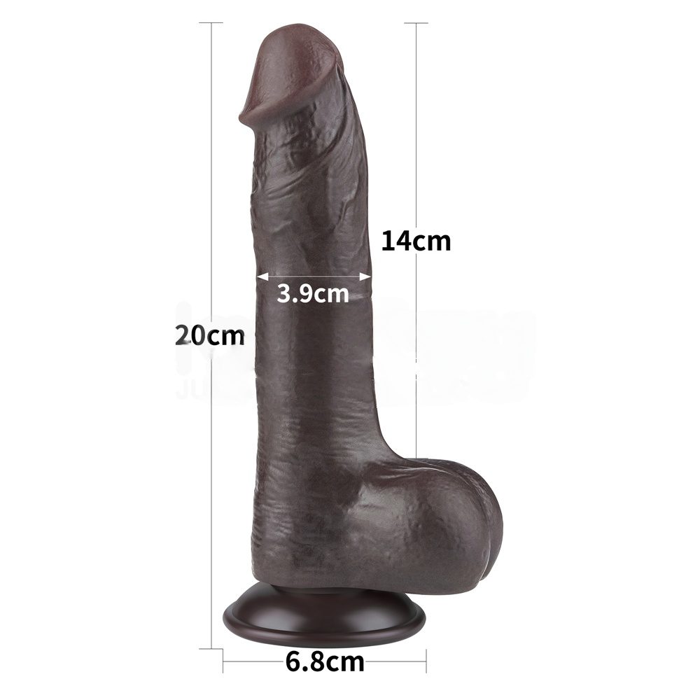 LoveToy - Реалистично Дилдо со кожа 21см - Image 6