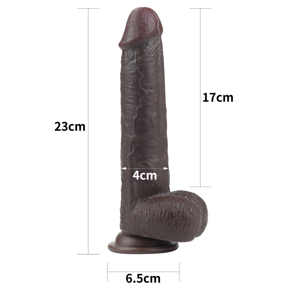 LoveToy - Реалистично Дилдо со кожа 23см - Image 8