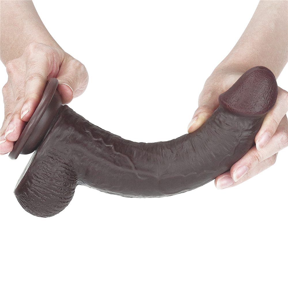 LoveToy - Реалистично Дилдо со кожа 23см - Image 10